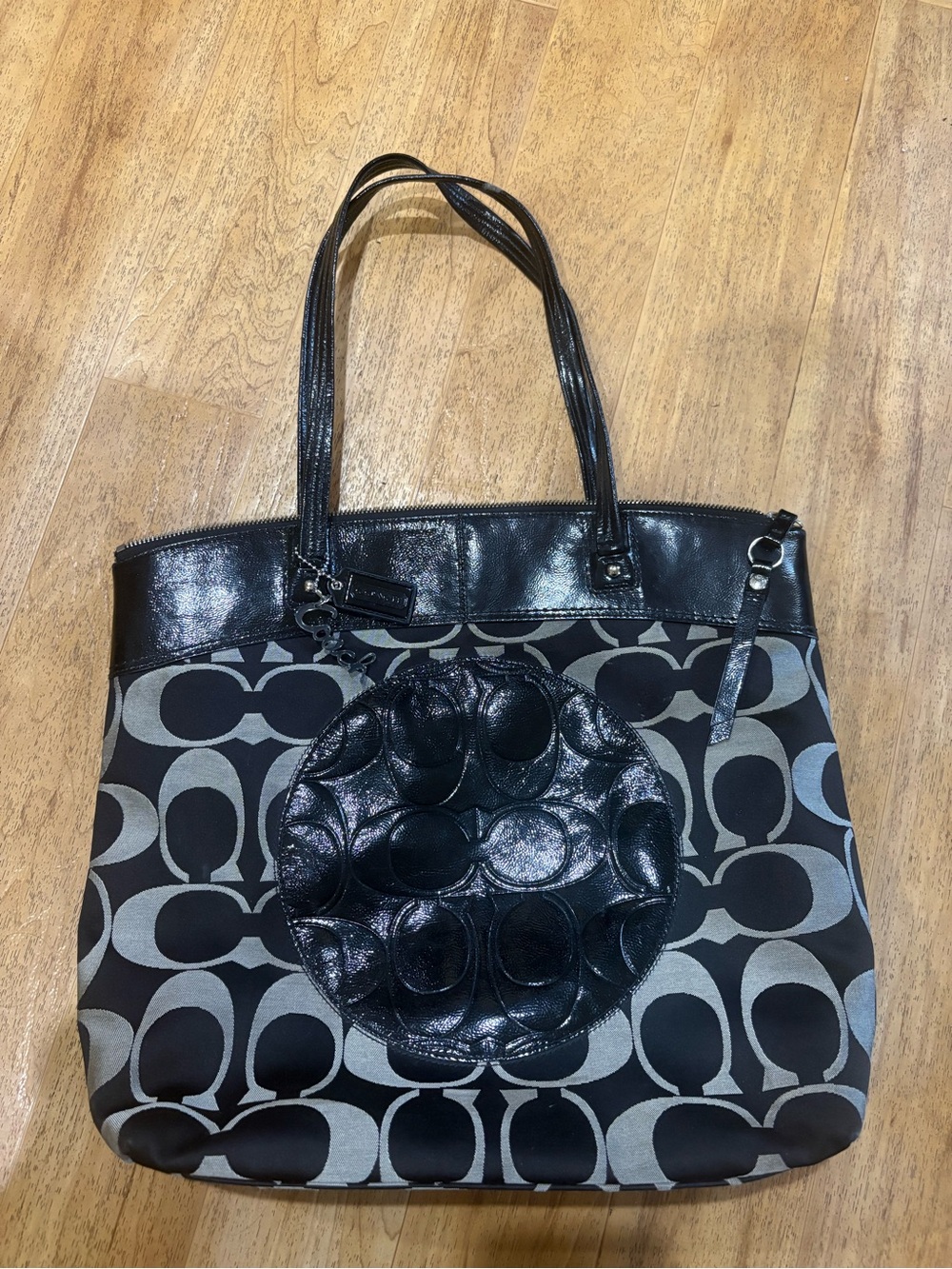 Black Vintage Coach Bag